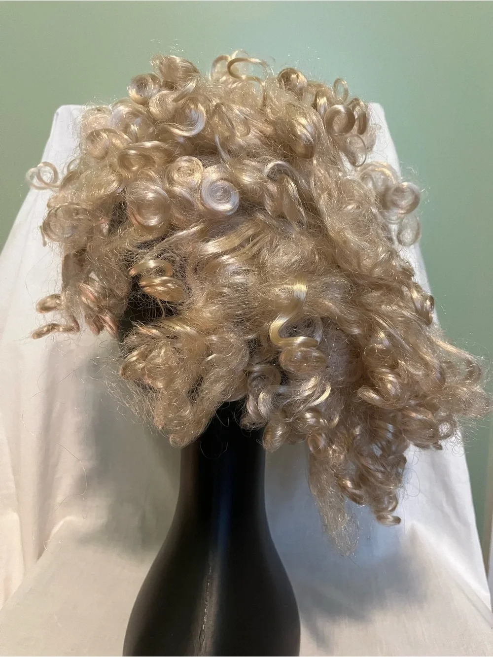Blonde Curly Short Costume Wig
